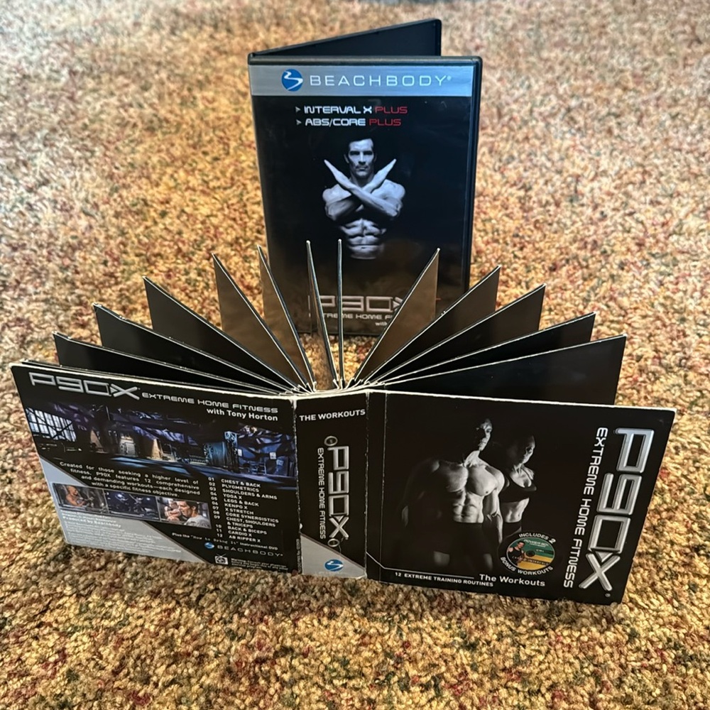P90X EXTREME HOME FITNESS+BEACHBODY VIDEO